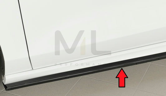 Rieger 00088191 Ford DEH Focus 4 Side Skirt Splitter (Inc. Focus 4 ST) 1 | ML Performance UK Car Parts