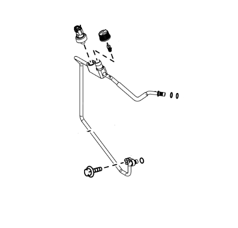 Genuine Lexus 88706-53160 IS Phase 3 Refrigerant Pipe A