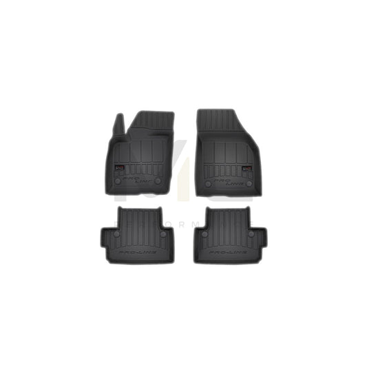 FROGUM 3D407541 Floor mat set for VOLVO C30 (533) Elastomer, Front and Rear, Quantity: 4, Black | ML Performance Car Parts