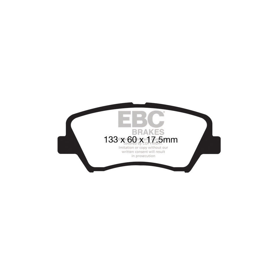 EBC PD13KF890 Hyundai Kia Yellowstuff Front Brake Pad & GD Disc Kit 2 | ML Performance UK Car Parts