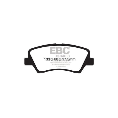 EBC PD13KF890 Hyundai Kia Yellowstuff Front Brake Pad & GD Disc Kit 2 | ML Performance UK Car Parts