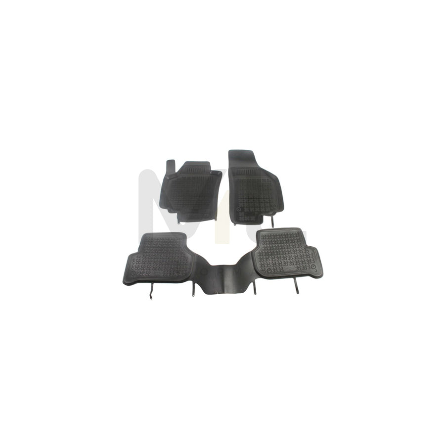 REZAW PLAST Tailored 202005 Floor mat set for SEAT Altea XL (5P5, 5P8) Elastomer, Front and Rear, Quantity: 3, Black | ML Performance Car Parts