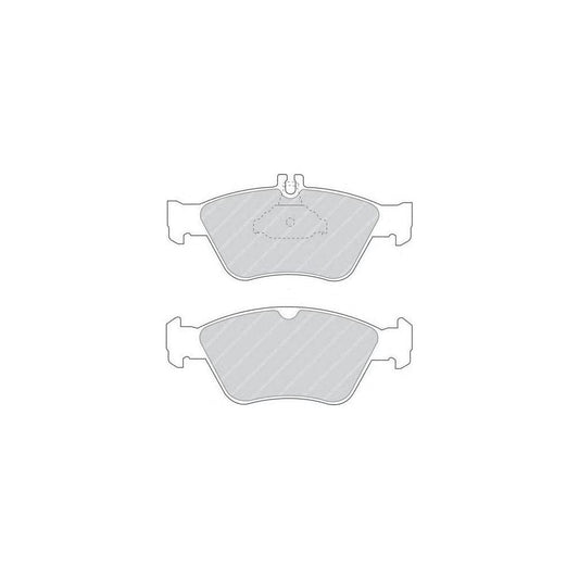 Ferodo Fqt1398 Brake Pad Set Front Axle, Incl. Wear Warning Contact, With Piston Clip | ML Performance Car Parts