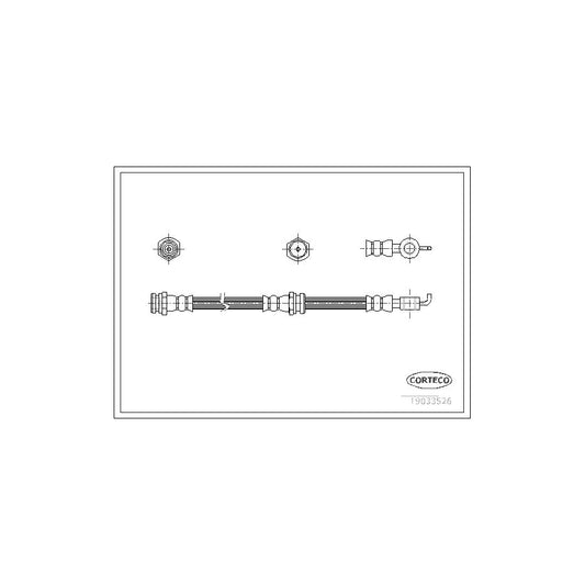 Corteco 19033526 Brake Hose | ML Performance UK