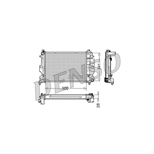 Denso DRM25011 Drm25011 Engine Radiator | ML Performance UK