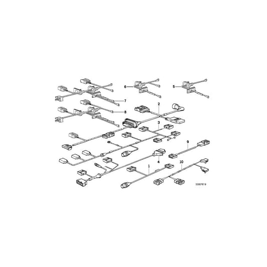 Genuine BMW 61128367268 E34 Wiring For Passenger Airbag (Inc. 525i, 520i & 518g) | ML Performance UK Car Parts