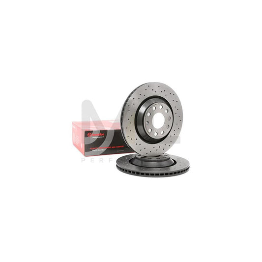 BREMBO XTRA LINE 09.A200.1X Brake Disc Perforated / Vented, Coated, High-carbon, with bolts/screws | ML Performance Car Parts