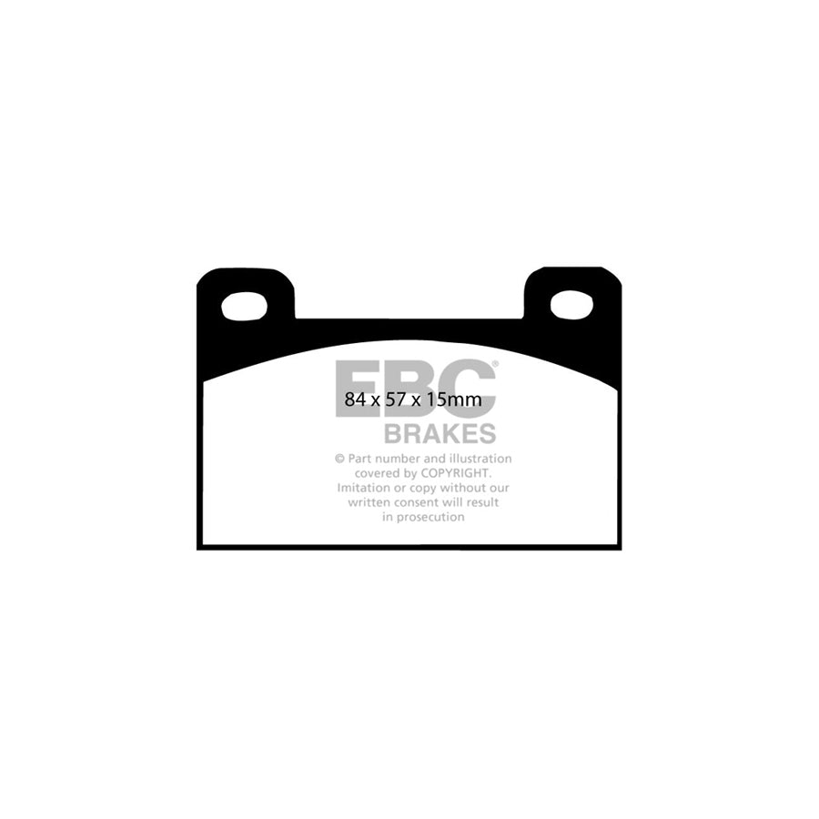 EBC PDKF1797 Skoda Estelle/Rapid Ultimax Front Brake Pad & Plain Disc Kit 2 | ML Performance UK Car Parts