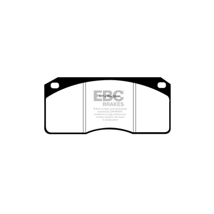 EBC DP714 Ford Cargo Ultimax Front/Rear Brake Pads 2 | ML Performance UK Car Parts