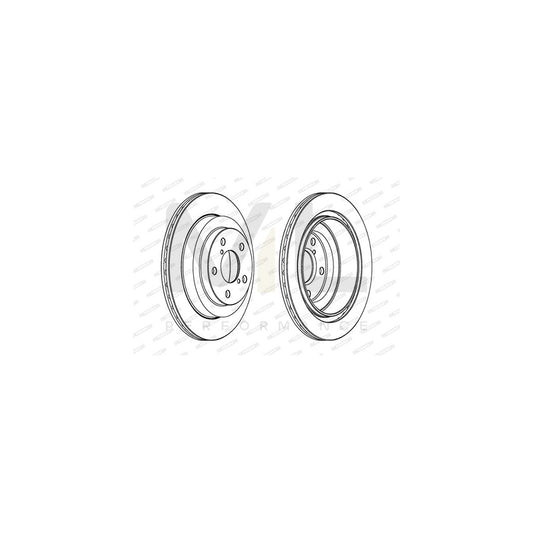 FERODO PREMIER DDF680 Brake Disc Vented, without bolts/screws | ML Performance Car Parts