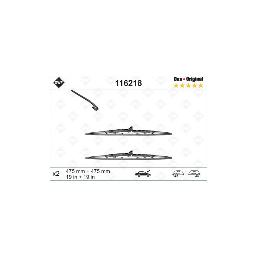 Swf Original 116218 Wiper Blade | ML Performance UK Car Parts