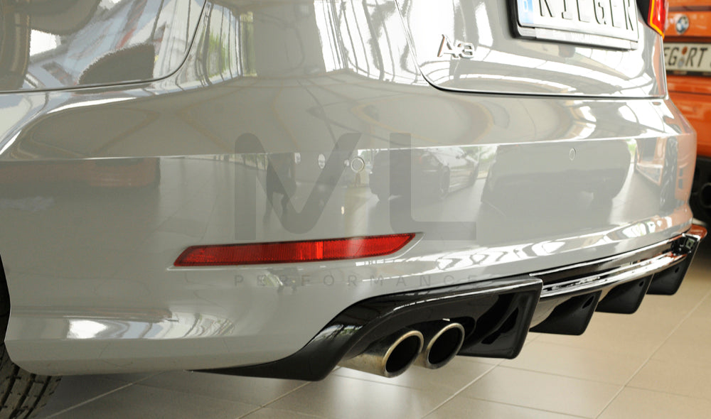 Rieger 00088157 Audi 8V A3 Rear Diffuser 3 | ML Performance UK Car Parts