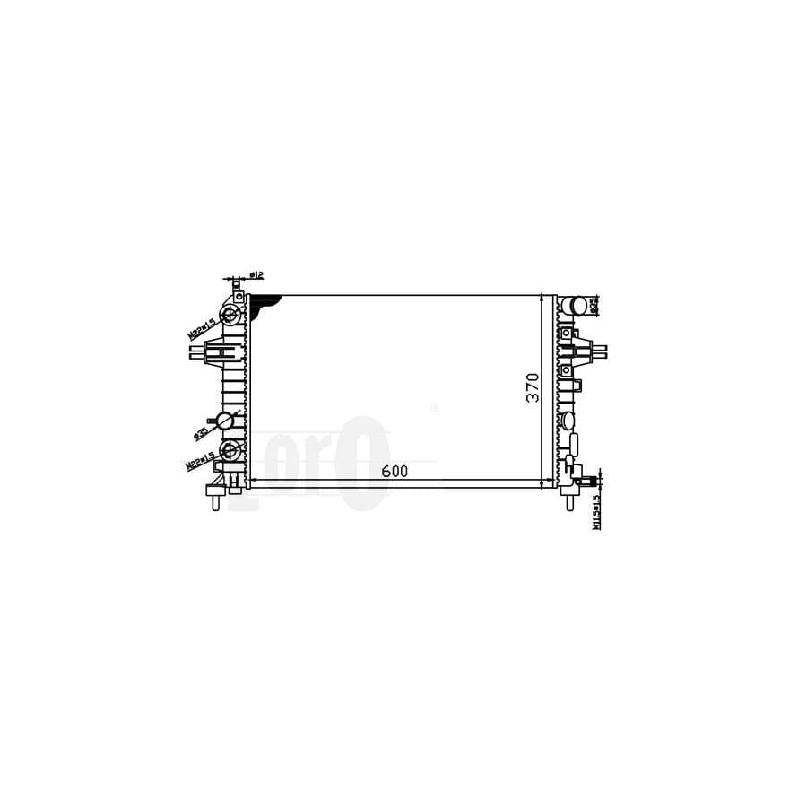 Abakus 0370170046 Engine Radiator | ML Performance UK