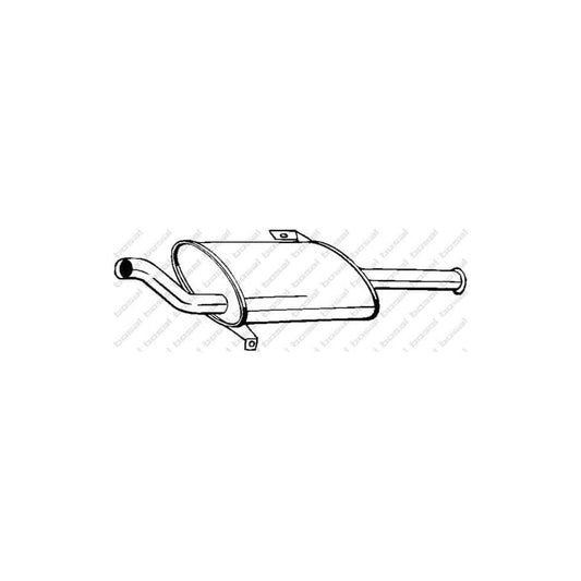 Bosal 145-023 Rear Silencer For Nissan Sunny Hatchback (N13)