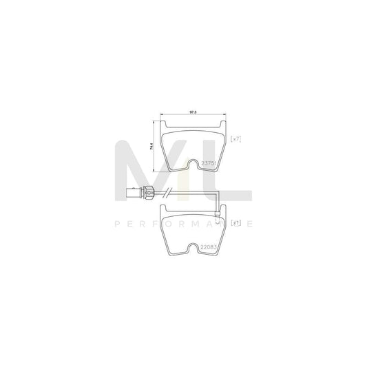 Brembo P 85 139 Brake Pad Set | ML Performance Car Parts