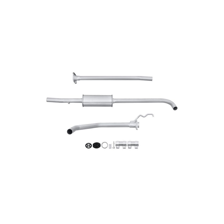 Hella 8LC 366 024-281 Middle Silencer For Honda Civic