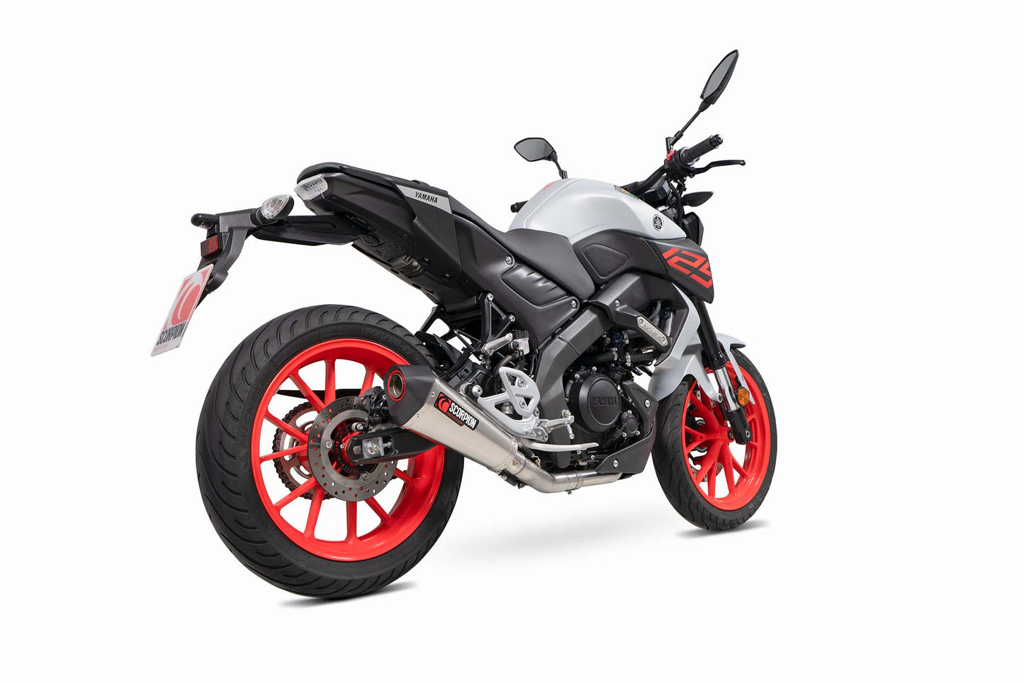 Scorpion RYA119SYSTEO Yamaha MT-125 Euro 5 Serket Taper Full System - Titanium Sleeve | ML Performance UK UK