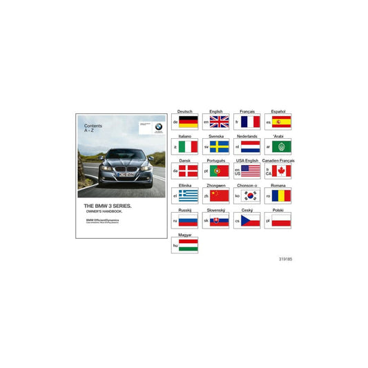 Genuine BMW 01430013272 E90 E91 Owner'S Manual, E90, E91 With Idrive ES, MJ 2007 (Inc. 330d, 318i & 335d) | ML Performance UK Car Parts