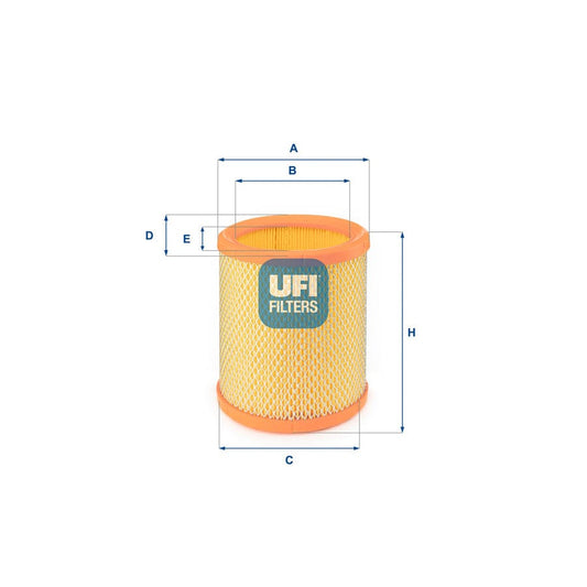 UFI 27.196.00 Air Filter | ML Performance UK Car Parts