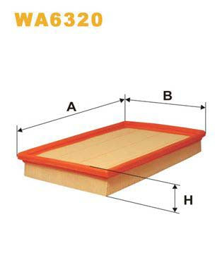 WIX Filters WA6320 Air Filter