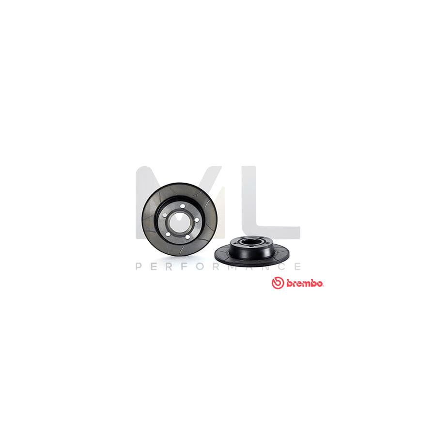 BREMBO MAX LINE 08.9084.75 Brake Disc Slotted, Solid, Coated | ML Performance Car Parts