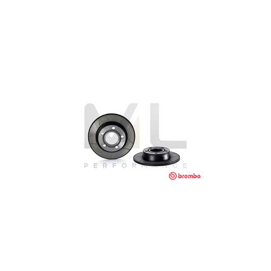 BREMBO MAX LINE 08.9084.75 Brake Disc Slotted, Solid, Coated | ML Performance Car Parts