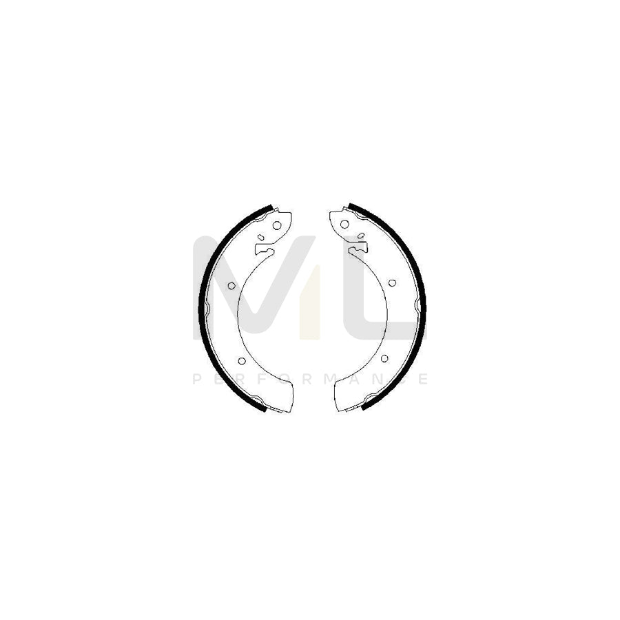 BOSCH 0 986 487 315 Brake Shoe Set | ML Performance Car Parts