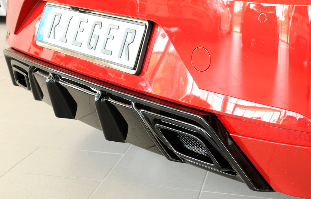 Rieger 00088166 SEAT KJ Rear Diffuser (Ibiza FR & Ibiza) 3 | ML Performance UK Car Parts
