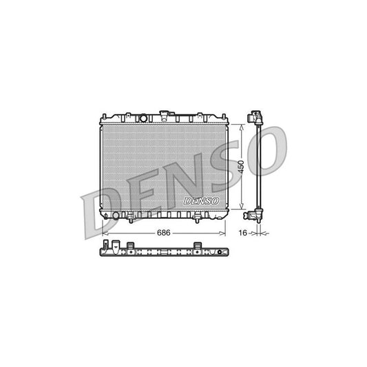 Denso DRM46004 Drm46004 Engine Radiator For Nissan X-Trail (T30) | ML Performance UK
