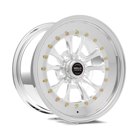 Weld 794P-56206 Vitesse Wheel 15x6 5x4.5 ET0 BS3.5 Polished Center - Polished Shell