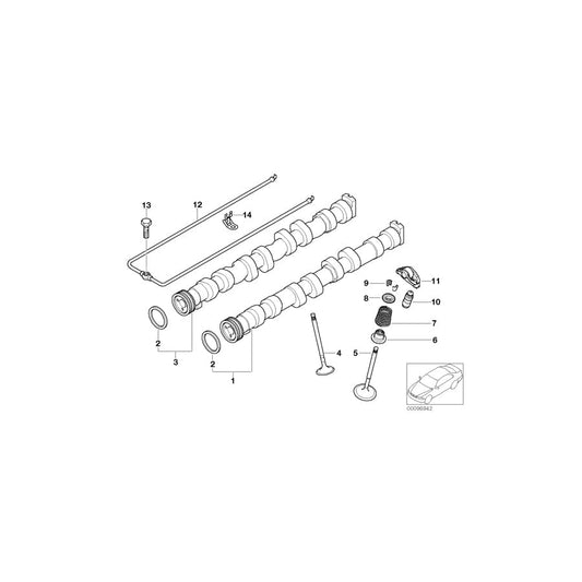 Genuine BMW 11121706536 F07 E81 E46 Fixing Clamp (Inc. X4 28iX, 116i & Z4 28i) | ML Performance UK Car Parts