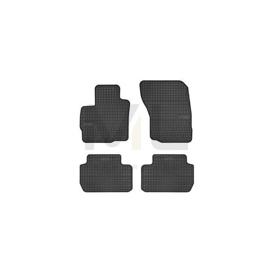 FROGUM Tailored 0485 Floor mat set for MITSUBISHI Outlander III Off-Road (GG, GF) Elastomer, Front and Rear, Quantity: 4, Black | ML Performance Car Parts
