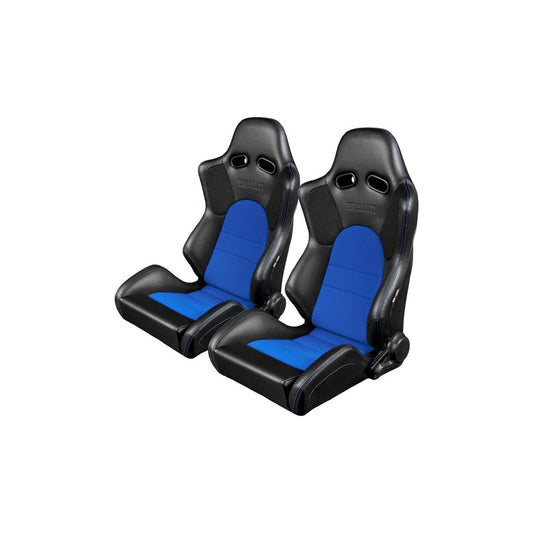 BRAUM Advan Series Racing Seats (Black & Blue) – Pair | ML Performance UK Car Parts