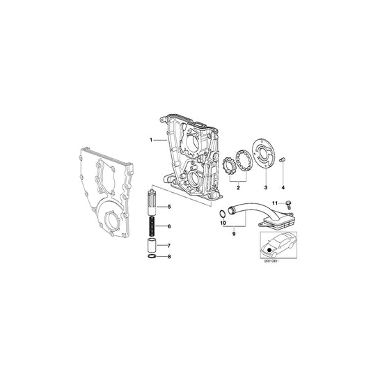 Genuine BMW 11411715298 E36 E65 O-Ring 23.6X3.55 (Inc. 745d, 316i 1.6 & 316i 1.9) | ML Performance UK Car Parts