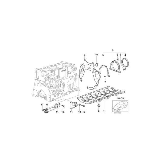 Genuine BMW 11112247013 E46 E39 Bowl Reinforcement (Inc. 318d, 320d & 520d) | ML Performance UK Car Parts
