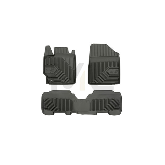 FROGUM Tailored 77408401 Floor mat set for TOYOTA Yaris II Hatchback (XP9) Elastomer, Front and Rear, Quantity: 3, Black | ML Performance Car Parts
