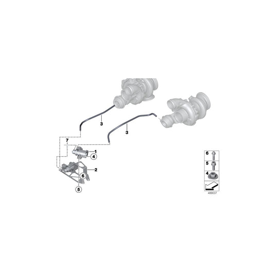 Genuine BMW 11438423889 Bracket, Electropn. Pressure Converter (Inc. M6 GT3) | ML Performance UK Car Parts
