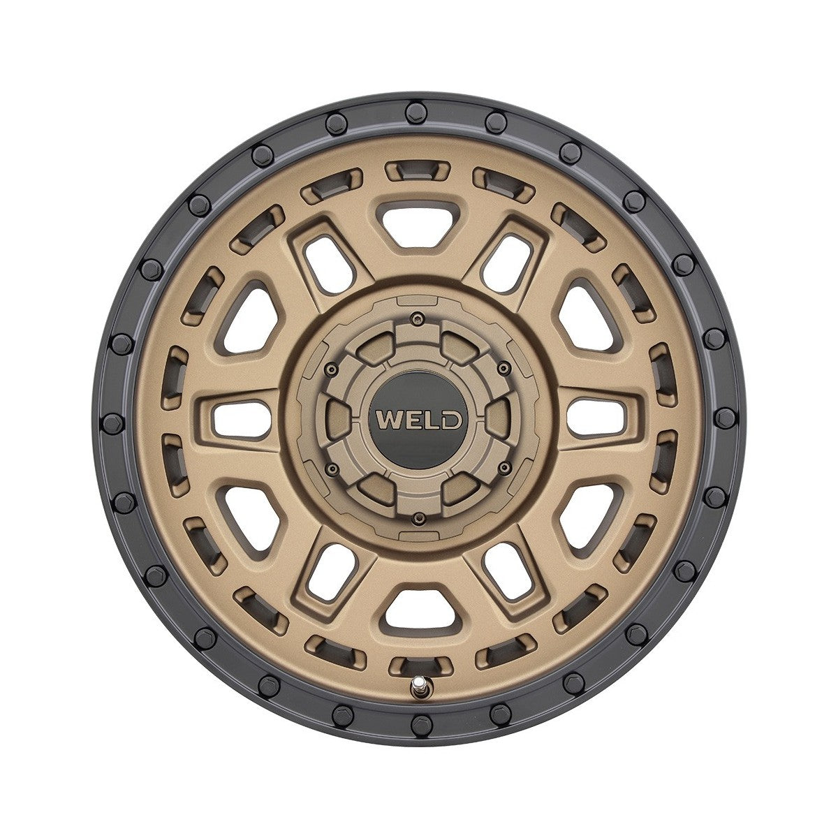 Weld W12079098451-P2 Crux W120 Wheel 17x9 6x139.7 ET-12 BS4.5 Satin Bronze - Satin Black