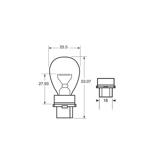 RING R184 12V 27W W2.5 x 16d Indicator - (Amber) (10 units ) | ML Performance