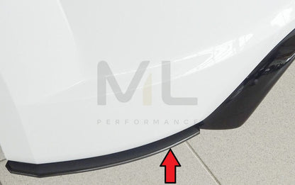 Rieger 00055177 Audi 8J-FV 8S Rear Side Splitter (TT & TTS) 2 | ML Performance UK Car Parts