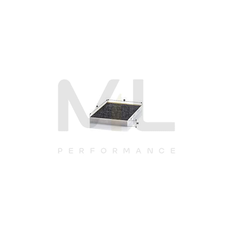 MANN-FILTER CUK 3137 Pollen filter for CHRYSLER 300 Activated Carbon Filter | ML Performance Car Parts