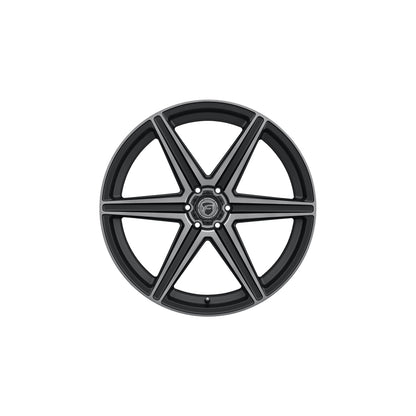 Forgestar F01240089P25 24x10 X6 Standard 6x135 ET25 BS6.5 Satin Black Machined - Double Dark Tint Truck & SUV Wheel