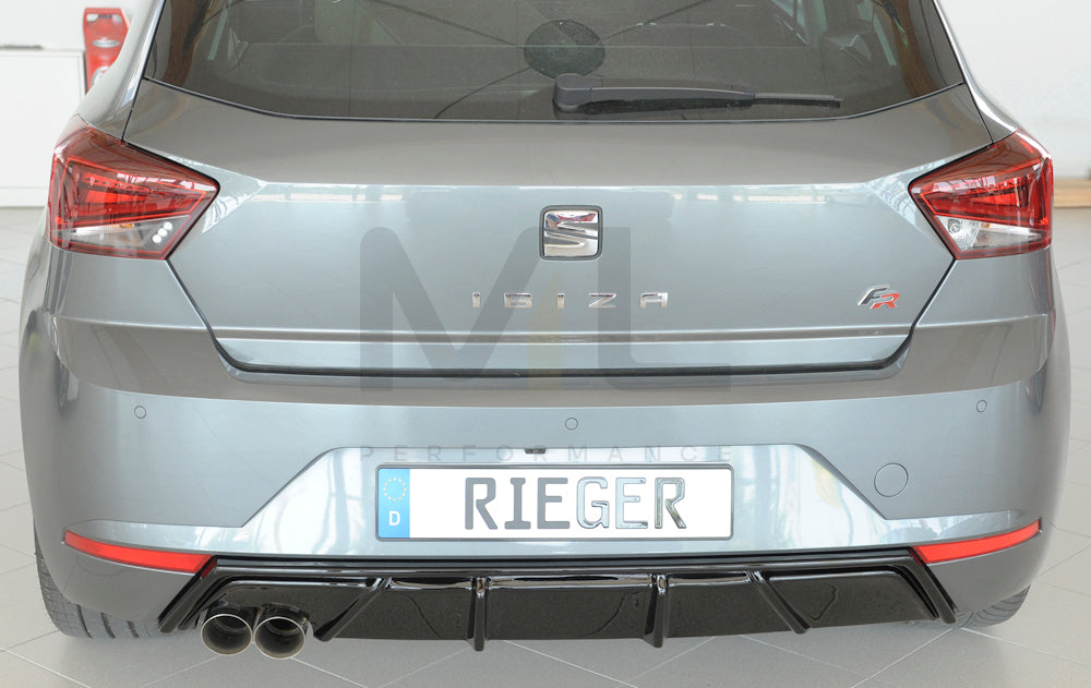 Rieger 00088168 SEAT KJ Rear Diffuser (Ibiza FR & Ibiza) 8 | ML Performance UK Car Parts