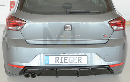 Rieger 00088168 SEAT KJ Rear Diffuser (Ibiza FR & Ibiza) 8 | ML Performance UK Car Parts