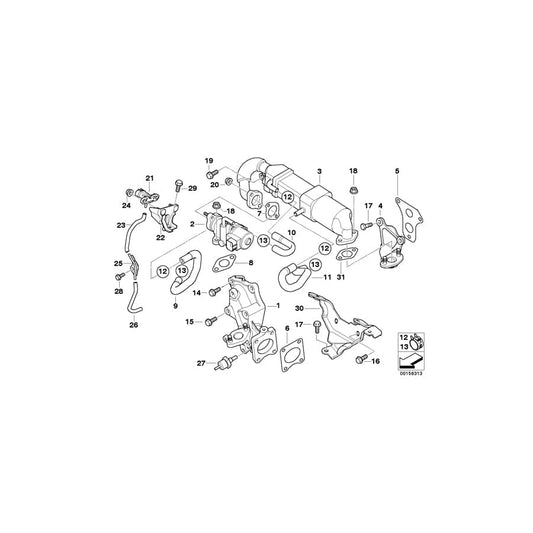 Genuine BMW 11717801380 R50 Gasket (Inc. One D) | ML Performance UK Car Parts