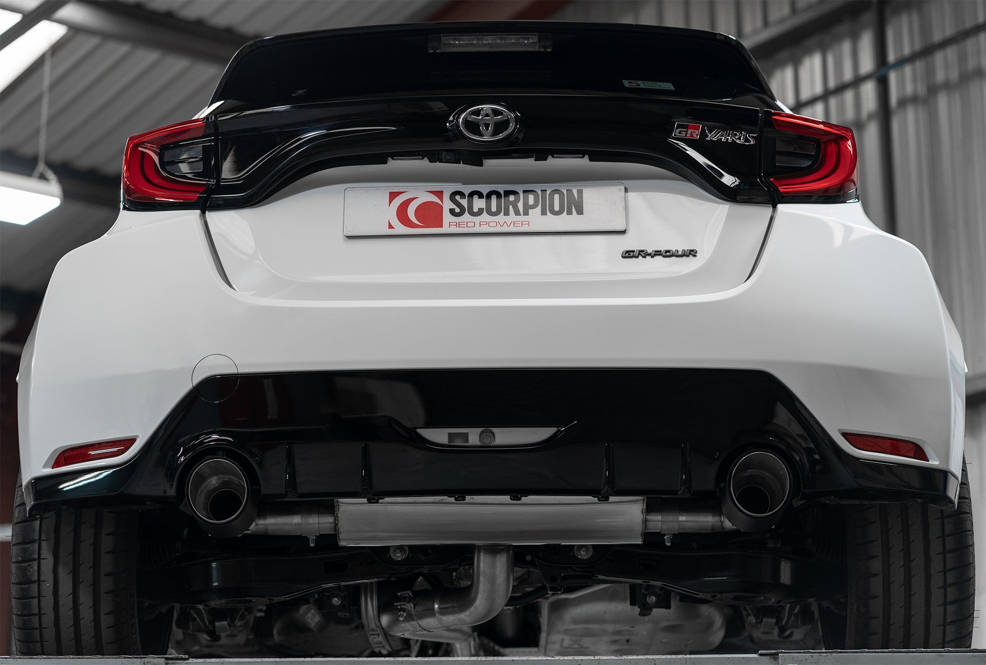 Scorpion STY009CF Toyota GR Yaris Resonated Gpf Back System | ML Performance UK UK