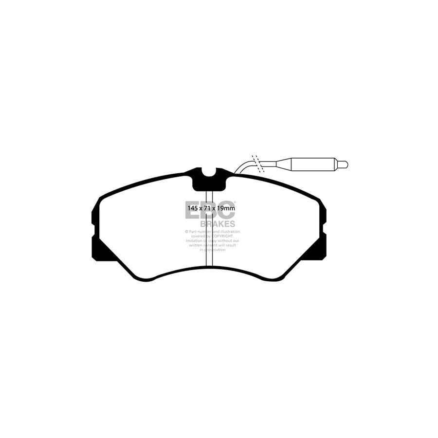 EBC DP735 Alfa Romeo Citroen Fiat Peugeot Ultimax Front Brake Pads 2 | ML Performance UK Car Parts