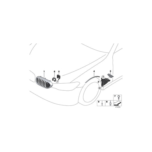 Genuine BMW 51137370657 G30 G31 Mount Camera NIVI (Inc. 530i, 520i 1.6 & 530d) | ML Performance UK