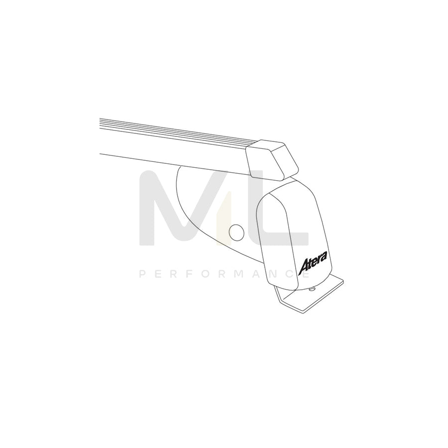 ATERA SIGNO 044125 Roof bars for cars without rails, 110 cm, 100 kg, Steel | ML Performance Car Parts