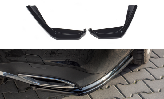 Maxton Design ME-E-213-AMGLINE-RSD1T Rear Side Splitters Mercedes Benz E43 AMG / AMG-Line W213 | ML Performance UK Car Parts